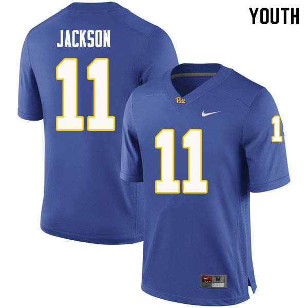 Youth #11 Dane Jackson Pittsburgh Panthers College Football Jerseys Sale-Royal